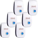 Ten KiKi Ultrasonic Pest Repeller Plug-in Ultrasonic Repellent for Mice, Mouse, Mosquito, Insect, Spider, Bug, Ant, Cockroach, Rodents & Rats Indoor Use Repeller 6 Packs