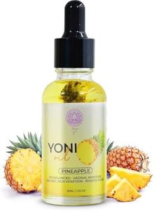 Magic V Yoni Oil Organic Feminine Oil Vaginal Moisturizer (Pineapple) Feminine Deodorant Eliminates Odor Ph Balanced With Essential Oils
