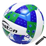 Senston Volleyball Soft Beach Volleyball Size5 for Outdoor/Indoor Play,Volleyball Sports Training Game Play Ball for Beginner, Teenager, Adult