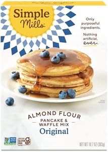 Simple Mills Almond Flour Mix, Pancake & Waffle, Naturally Gluten Free, 10.7 oz, Pack of 3 (PACKAGING MAY VARY)