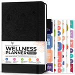 Legend Wellness Planner & Food Journal Pocket – Daily Health Journal with Exercise & Weight Loss Tracker – Nutrition Diary, 6 Months (Black)