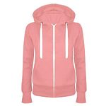 RLEHJN Winter Jackets for Women UK Cheap, Zip Up Hoodies for Women Sales Clearance Ladies Fleece Tops Plain Essential Hoodie Sweatshirts Drawstring Hooded Pullover Casual Sweater with Pockets