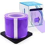 1200 Sheets Barrier Film Purple Dental Surface Barrier Tape with Dispenser Box, 4" x 6" Tattoo Machine Barrier Film Tattoo Plastic Cover Wrap Disposable