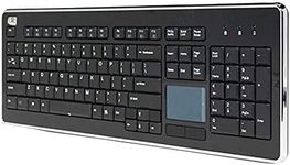 Adesso - SlimTouch Wireless RF Compact Touchpad Keyboard