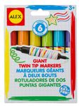 ALEX Toys - Artist Studio, Giant Twin Tip Washable Markers, 202X