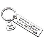 Coworker Keychain Gifts for Office Women Men Boss Mentor Leader Boss Day Birthday Going Away Promotion Farewell Goodbye Retirement Employee Appreciation Thank You Xmas Gifts for Colleagues Friends