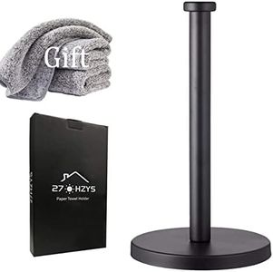Paper Towel Holder, Black Paper Towel Holder, Paper Towel Holder Countertop, Black Paper Towel Holder Countertop