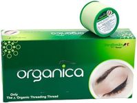 Organic Cotton Thread for Eyebrows Threading Thread Eyebrow Facial Hair Upperlips Shaping Hair Removal Thread for Forehead Chin Hair | Thread for Salon Spa Home Green 8 Spools x 300m by Zibell