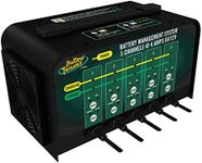 Battery Tender 5 Bank Multibank Charger - 20 AMP (4 AMPs Per Bank) - Selectable 12V / 6V - Smart and Switchable 12V Multi Battery Charger and Maintainer for Automotive and Marine - 021-0133-DL-WH
