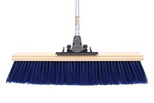 FlexSweep Flex-Power Unbreakable Commercial Push Broom (24 Inch, Big Mama 4.25" Bristles) STREET SWEEPER