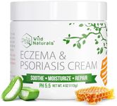 Wild Naturals Eczema & Psoriasis Cream for Dry, Itchy Skin – Eczema Relief Cream for Adults & Kids – Moisturizing Psoriasis Cream with Manuka Honey