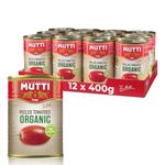 Mutti Organic Peeled Tomatoes 400g (Pack of 12)