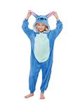 Hawfun Kids Animal Onesie Pajamas Halloween Costume Cosplay Sleepwear Blue