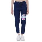 Devil Girl's Denim Fit Jogger Pants Jeans (Dark Blue -32)