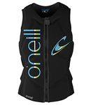 O'Neill Women's Slasher Comp Vest, Black/Black, 6