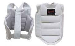 RAKSO Chest-Guard Karate Chest Guard Pu (Large)