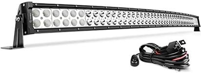 YITAMOTOR LED Light Bar 288W 50 inch Light Bar Spot Flood Combo Off Road Light with Wiring Harness Compatible for Pickup, Jeep, Truck, SUV, ATV, 4X4, 4WD, Boat