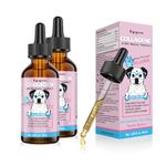2 Pack Liquid Collagen for Dogs - Bacon Flavor - Promotes Healthy Skin, Coat & Joint Flexibility - with Biotin, HA & Vitamin C - 2x60ml with Calibrated Dropper