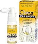 Cl-ear Olive Oil Ear Spray. Ear Wax Removal. Easy to Use Spray. A Natural and Gentle Way to Treat Problem Ear Wax. Formulated with Medicinal Grade Natural Olive Oil.10ml Spray