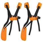 SUNMON Trimmer Shoulder Strap 2 Pack - Weed Eater Strap Blower Strap Adujustable Weed Eater Harness with Durable Nylon Belt for Brush Cutter, Gardening, for KM Series String Trimmer (Orange)