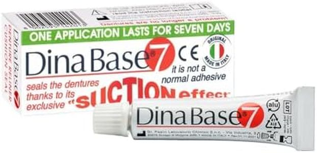 DinaBase7 Thermoplastic Denture Adhesive, Cushion and Reliner