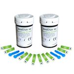 VivaChek Diabete Test Strips x 100 & Diabete Lancets x 100, No Coding Blood Glucose Test Strips, Blood Suger Test Strips for for UK Diabetics (VivaChek Ino）