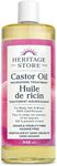 Heritage Store – Castor Oil (946mL / 32 oz)| 100% Cold Pressed | Deep Hydration, for Skin, Hair, Lashes, and Brows | Natural Nourishing Treatment | Vegan | Cruelty Free