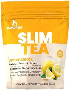 Rapid Fire SlimTea 14-Day Herbal Teatox, Blend of 14 Natural Herbs and Botanicals for Weight Loss, 14 Servings