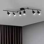 Bojim 6 Light Black Track Lighting 