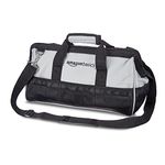 Amazon Basics Tool Bag, Black & Grey, 16 inch /40.6cm