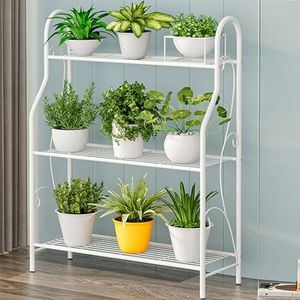 Plant Stand Flower Stand Indoor and Outdoor Flower Display Stand 6-Story Plant Terrace Garden Corner Balcony Living Room Flower Pot Rack Shelf Unit