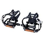 JGbike Bike Pedals with Toe Clips a