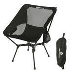 ROCK CLOUD Portable Camping Chair X-Shape Ultralight Chairs Lightweight Fold Up Outdoor with Carry Bag for Garden Picnic Hiking Backpacking Lawn Beach Sports