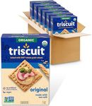 Triscuit Organic Original Whole Grain Wheat Crackers, Organic Crackers, Vegan Crackers, 6 - 7 oz Boxes