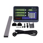 Digital Readout 3 Axis DRO 5um Resolution Encoder w/Mounting Arm & Bracket for CNC Milling Lathe Machine (3Axis Digital Readout Only)