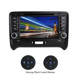 XISEDO Android 7.1 Car Stereo 7" In Dash Autoradio 2 Din Head Unit RAM 2G Sat Nav GPS Navigation with DVD Player for Audi TT (2006-2015) Support SWC, DVR/Rear-view Camera Input