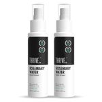 ThriveCo Rosemary Water Hair Spray | With 100% Natural Rosemary Extract, Rice Water & Hyaluronic Acid | For Hair Growth, Hair Fall Control, Hair Conditioning & Hair Shine | Men & Women (100ml, Pack of 2)