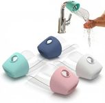 Elfzone Faucet Extender - 4 Pack Sink Xxtender, Faucet Extender for Toddlers Baby Children Hand Washing, Bathroom Kitchen Spout Extender for Faucet, Adjustable Faucets Extension