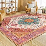 Moynesa Ultra-Thin Pink Area Rug - 