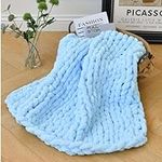 VBGYA Chunky Knit Blanket 31x31 Inc