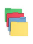 Smead File Folder, Reinforced 1/3-Cut Tab, Letter Size, Assorted Colors, 12 per Pack (11641)