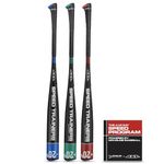 Axe | Speed Trainers | 3-Pack Weighted Baseball Bat Hitting Sytem | Powered by Driveline Baseball | Standard Handle | 32 Inch