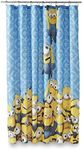 Universal Studios Minion Mayhem Microfiber Shower Curtain, 72 Inch by 72 Inch (183cm X 183cm)