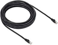 Amazon Basics Cat 6 Gigabit Ethernet Cable - 7.6m, Snagless RJ45 Connectors, High-Speed Internet Patch Cord, Black