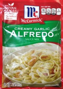 McCormick Alfredo Creamy Garlic Pasta Sauce, 1.25 OZ