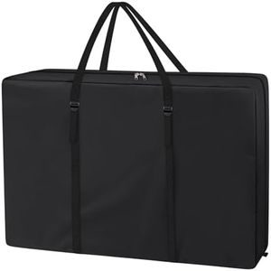 Explore Land Heavy Duty Chair Storage Bag for Folding Longue Zero Gravity Light Weight Transport Folding Rollator Walker (Black)