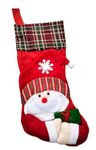 Partunay 1 Pcs 16" Large Pluse Stocking Socks Candy Gift Bag Christmas Xmas Tree Hanging Ornaments Xmas Christmas Decoration Item Christmas Ornaments