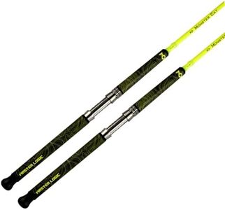MASTER LOGIC Monster Catfish Casting Rod, 7' MH Glow-in-Dark 1-Piece | Glow catfish rod with S-glass carbon blank, EVA grip, stainless guides, 10-50lb line and 1-10oz lures for night fishing