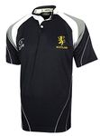 Scotland Rugby Jersey Polo Breathable Shirt Rampant Lion (XXXLarge) Navy