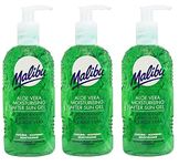 Malibu Aloe Vera Moisturising Aftersun Gel for Cooling & Soothing 200 ml 3 Pack